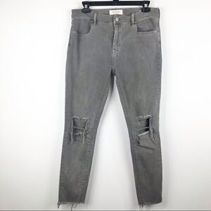 PACSUN
Gray Factory Distressed Ankle Jegging